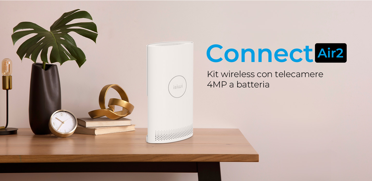 Kit wireless con telecamere 4MP a batteria